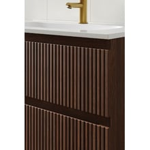 Panama 800mm Wall Hung Single Vanity with Integrated Basin